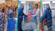 Video of SA man proudly walking out Shoprite with 1 item in trolley leaves 1.9 million SA TikTok users amused