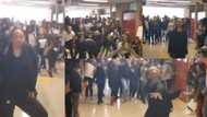 Old school: Teacher and students perfect Michael Jackson 'Thriller' dance moves