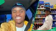 "He fetched you very fast": SA floored by chap rudely interrupted in the middle of filming TikTok at Shoprite