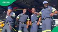 Firefighters join viral 'Mopepe' dance challenge and impress Mzansi