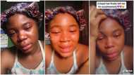 "Sorry dear": Beautiful Nigerian lady cries bitterly in video after boyfriend of 7 years dumped her