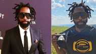 DJ Sbu advises Mzansi to walk barefoot and hug trees, peeps share mixed reactions