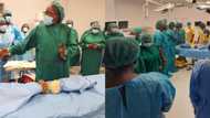 1st group of Ghanaian experts to separate conjoined twins practice with toys