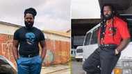 Big Zulu inspires Tswana man to dress like him, hip-hop fan rocks 'bhinca' swag: "You made me do it"