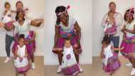 Clip of fit mom Takkies and her little family dancing is a whole vibe