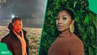 Enhle Mbali shares her experience in Nigeria: "I left five sizes smaller"