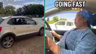 Gogo's confidence shines in TikTok video of driving lessons, has Mzansi and driving instructor cheering her on