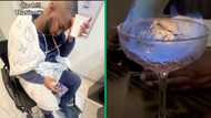 Man shares TikTok video of being in hospital after weekend of eating and drinking, netizens blame flaming Lamborghini