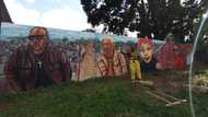 Wall of legends: Rasta finishes latest project, gets mixed reactions