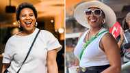 Penny Lebyane's hot swimsuit picture gets Mzansi men talking: "She is really growing like wine"
