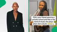 "Not allowed to play Amapiano": Friend's music taste put on blast, Mzansi digs Afrikaans Jam