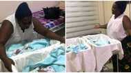 Joy as couple welcome set of twins after 18 years of marriage