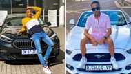 5 Times Lasizwe's poses with cars provided all the heat on social media