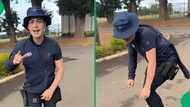 "Love this": White security guard sings and dances to Zulu song, wows Mzansi