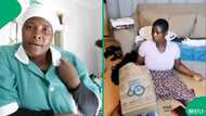 "Creativity at its best": Woman uses Checkers60 bags to cover school books, SA amazed by clever hack