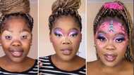 Mzansi stans local makeup artist who created Paris inspired look: “Beautiful and talented”