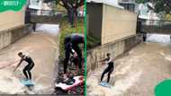 "They have medical aid": Cape Town gents leave SA divided after surfing flooded road in TikTok clip