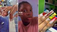 TikTok video shows Mzansi nail tech recycling plastic bottles into lush claws, SA reacts: “Masterpiece”