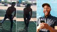 Young man shows off fancy footwork in energetic dance video, Saffas show him love
