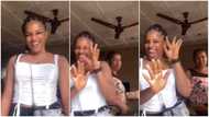 Have you washed the dishes? Reactions as lady dances in video, mum carries plate of eggs behind her