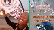 South Africans donate money and stock after truck destroys Tshwane coffee seller’s cart, TikTok video trends