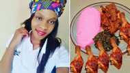Dish with pink pap and 6 drumsticks leaves SA peeps in stitches: “I thought it was ice-cream”