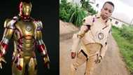 Young 'engineer' impresses many after transforming cardboard into Iron Man suit