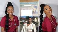 Lady becomes 1st doctor in her family, shares photo of where she wrote her dream 10 years before