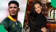 Sarah Langa's photo wearing Sacha Feinberg-Mngomezulu's gift from female fan sparks lighthearted joke