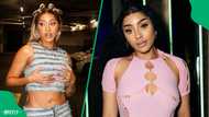 Nadia Nakai's Pink and Black Two-Piece Stirs Social Media Debate