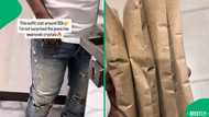 SA man spends nearly R90,000 on cousin's outfit before ending the day with a champagne bath