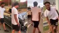"Cheeseboy": Mzansi unimpressed by intoxicated young guy who crashed a Benz
