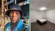 South African debates cost of living after man shares pictures of 1-room in Cape Town for R7000