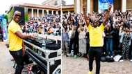 'Osama' hitmaker Zakes Bantwini rocks University of Cape Town students with lit tunes prior to writing their exams, pleased crowd raves: "You were amazing"