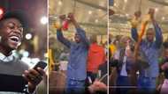 Bells challenge gone wrong: Video of man breaking his bottles of booze at groove has peeps in stitches