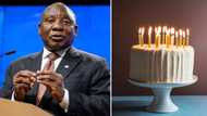 Ramaphosa thanks Mzansi for showing him love on his 70th birthday, Mzansi pokes fun: "Dude I need a job"