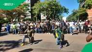 Anti-immigration marcher accuses illegal immigrants of having sense of entitlement