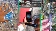 Mzansi has hilarious reaction to TikTok video of a guy cleaning his ears with an electric device with camera