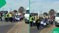 Preschool children march against abuse in powerful awareness drive