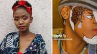 Video of SA artist's creative comedy skit using face paint trends, TikTokkers impressed by craft