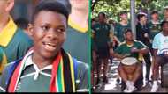 Northwood School pupils belt out 'Shosholoza' in support of the Springboks in moving viral video