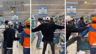 TikTok dance prank video goes viral despite 2/10 rating, Mzansi blames employee: "He's too serious"