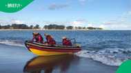 High-risk operation saves four men at the brink of disaster at Grootdraai dam
