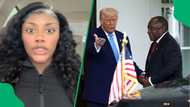 "He allowed the white men to speak": US lady says Trump is racist after Cyril Ramaphosa meeting, SA chimes in