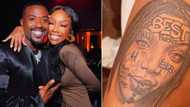 Ray J gets massive tattoo of iconic sister Brandy, fans in disbelief of portrait design: "This is a sibling prank"