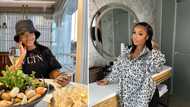 Video of Sithelo Shozi's outfit has Mzansi floored, Phupho Gumede asks if she can breathe in it