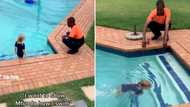 Viral TikTok of adorable Durban toddler showing courier driver her swimming skills tugs at netizens' hearts