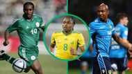 Siphiwe Tshabalala rub shoulders with El Hadji Diouf, Jay Jay Okocha, and other legends at AFCON