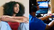Lady allegedly smashes bae's laptop to deal with his gaming, he connects it the TV, peeps say he's brave