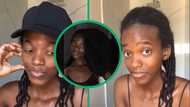 Woman leaves cornrows for 6 months, TikTok video of hair growth after removing braids amazes Mzansi viewers